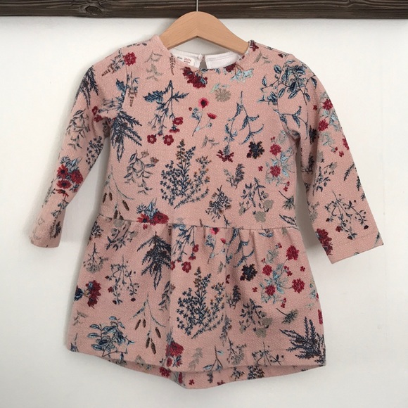 zara baby pink dress